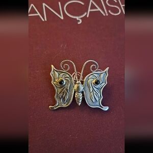 925 Vintage Butterfly Brooch/Pin